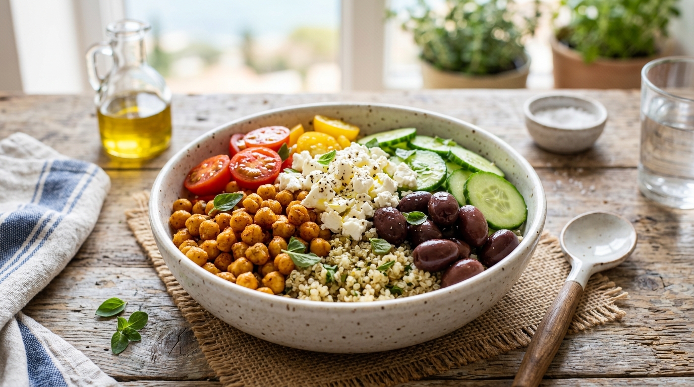 ENSALADA DE GARBANZOS Y ATÚN