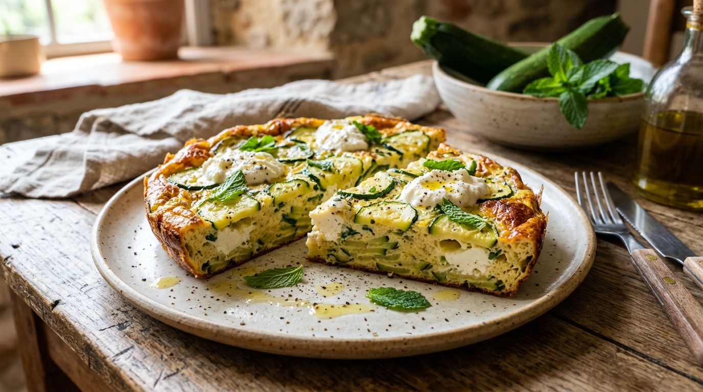 TORTILLA DE HUEVO CON VERDURAS